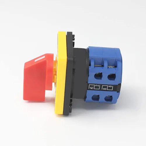 Miniatura 4 de 1 interruptor selector de cambio universal, interruptor de alimentación dual, 3 posiciones 8 terminales, interruptor de transferencia de potencia
