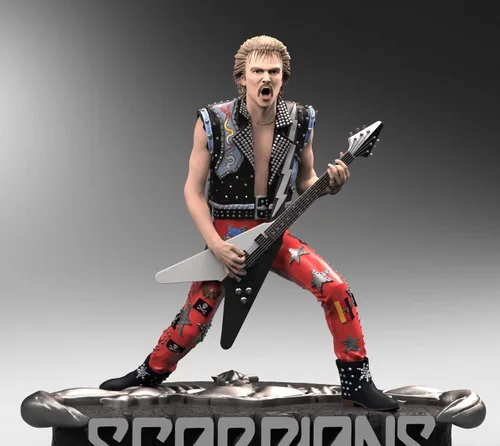 Miniatura 2 de Knucklebonz Rudolf Schenker (Scorpions) Estatua coleccionable de edición limitada - Icono del rock, con licencia oficial, incluye CoA