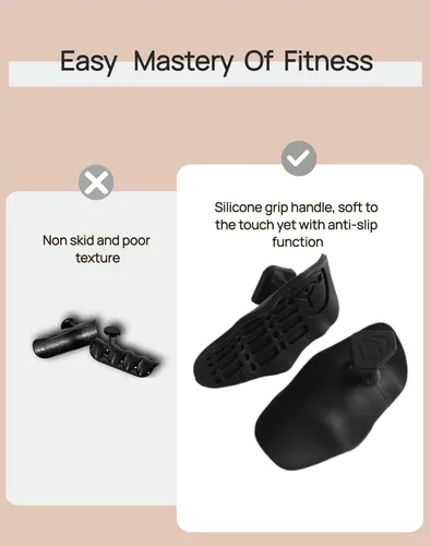 Miniatura 7 de Guantes de entrenamiento de goma de agarre fuerte para gimnasio, agarres antideslizantes para levantamiento de pesas, agarres ligeros