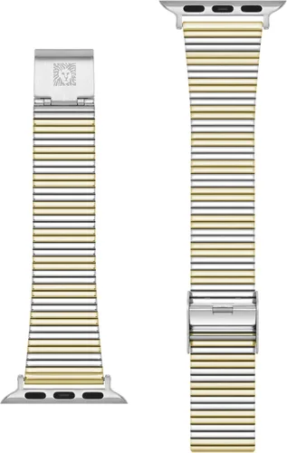 Miniatura 9 de Anne Klein Correa de acero inoxidable para Apple Watch, segura, ajustable, correa de repuesto para Apple Watch, se adapta a la mayoría de muñecas