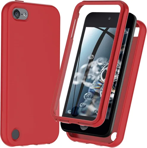Miniatura 9 de Hensinple para iPod Touch de 7ª/6ª/5ª Generación, Funda para iPod Touch, Funda de silicona a prueba de golpes