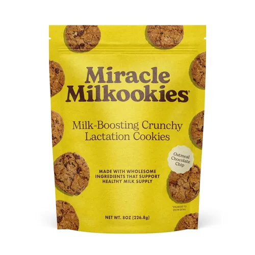 Miniatura 11 de Miracle Mama Milkookies - Galletas de lactancia para lactancia materna – Aperitivos de lactancia materna con chispas de chocolate de avena – Sin