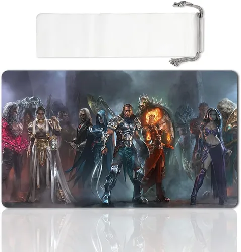 Miniatura 38 de Juego de mesa MTG Playmat Games Tamaño 60X35 cm CCG Compatible para MTG CCG RPG Juego de cartas coleccionables (Ajani Steadfast)