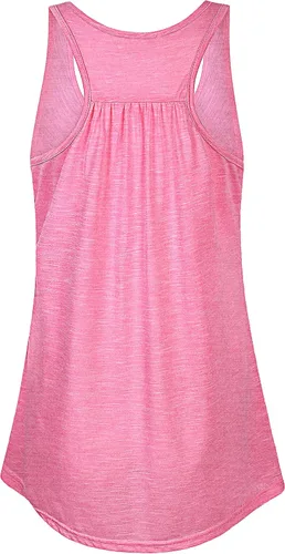 Miniatura 7 de Cestyle - Camiseta sin mangas para mujer, cuello redondo, corte holgado, para entrenamiento