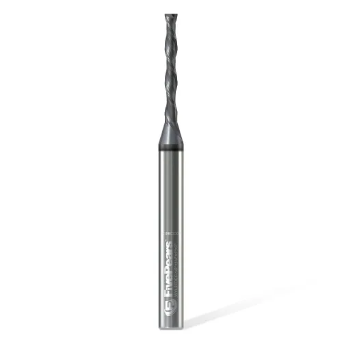 Miniatura 7 de FivePears Broca de enrutador en espiral de corte de vástago de 1/4 de pulgada, fresadora de extremo CNC de carburo sólido de 2 flautas