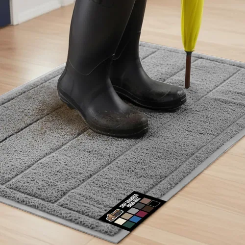 Miniatura 13 de GORILLA GRIP Dirt Grabber - Tapete de malla para puertas, de bajo perfil, resistente a manchas y decoloración, tiras de secado rápido resistentes