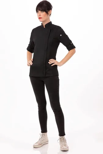 Miniatura 4 de Chef Works Abrigo de chef Hartford para mujer