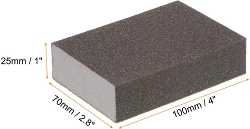 Miniatura 3 de HARFINGTON Bloques de esponja de lijado de grano medio, bloque de lijado de espuma de grano 180-240 para pulir la cocina, paneles de yeso de madera