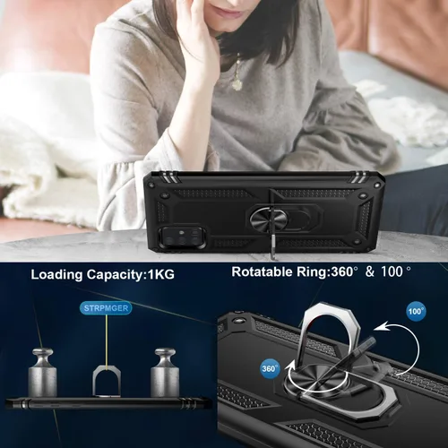 Miniatura 5 de LUMARKE Funda para Galaxy A51 4G con Protector de Pantalla, Pasa Prueba de Caída de 16 pies de Grado Militar, Cubierta Protectora para Teléfono