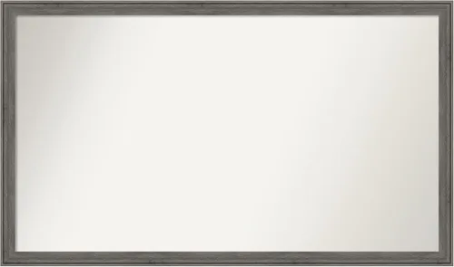 Miniatura 452 de Amanti Art Espejo personalizado, espejo de baño gris plomo a rayas, espejo de pared o espejo de tocador de baño sobre el fregadero