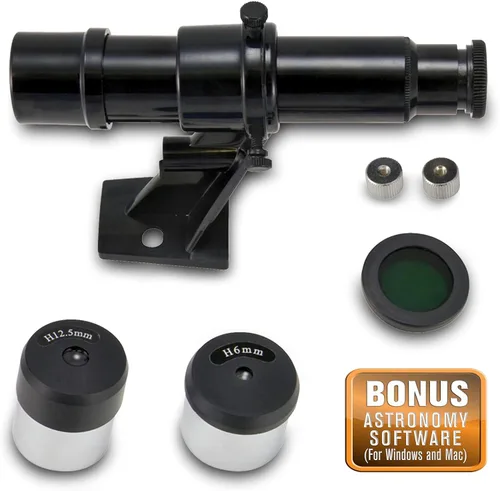 Miniatura 7 de Celestron AstroMaster - Kit de accesorios de 8 piezas de oculares y filtros - Incluye dos oculares de 1.25", lente Barlow 2X, tres filtros, paño