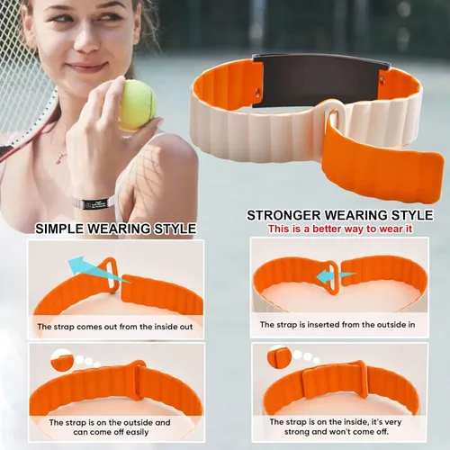 Miniatura 6 de Cómodas pulseras de alerta médica personalizadas para mujeres y hombres, pulsera médica grabada personalizada con correa de silicona magnética