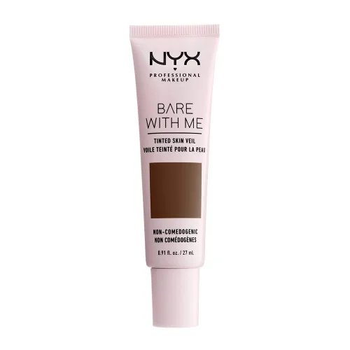 Miniatura 12 de NYX PROFESSIONAL MAKEUP Bare With Me - Velo de piel tintado, crema BB ligera, color canela y caoba Canela Caoba
