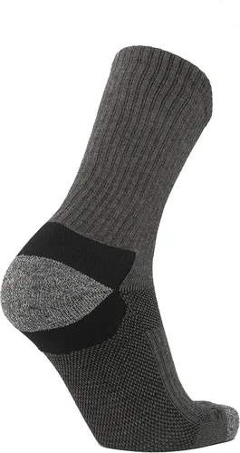 Miniatura 5 de Chill Boys Calcetines de bambú para hombre, 2 pares de calcetines de bambú que absorben la humedad, color gris, de peso medio