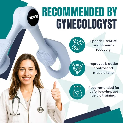 Miniatura 7 de Smart Thigh Master Dispositivos de ejercicio giratorios para suelo pélvico para mujeres y hombres con pantalla de contador automático Azul