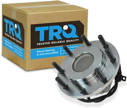 Miniatura 141 de TRQ Cojinete de rueda delantera y conjunto de cubo con sensor ABS compatible con Toyota Sequoia 2008-2022 Tundra 2007-2021