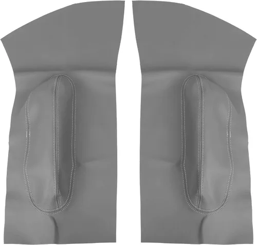 Miniatura 10 de X AUTOHAUX Par de cuero de microfibra beige panel de puerta reposabrazos reemplazo para Volkswagen Beetle 1998-2010