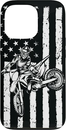 Miniatura 10 de Funda de motocross con bandera de Estados Unidos para iPhone 17