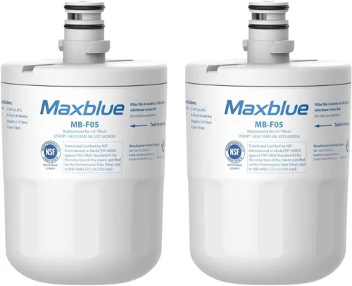 Miniatura 8 de Maxblue Filtro de agua para refrigerador 5231JA2002A, repuesto para LG® LT500P®, ADQ72910911, GEN11042FR-08, LFX25974ST, ADQ72910901, ADQ72910907