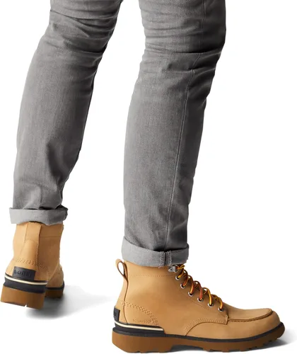 Miniatura 6 de SOREL Caribou Moc WP Botas de lluvia de cuero impermeables para hombre