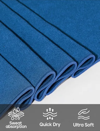 Miniatura 2 de Heathyoga Toalla de Esterilla de Yoga Antideslizante para Yoga Caliente con Agarre de Silicona y Botella de Spray Gratis, 72"X26" Extra Grande