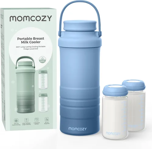 Miniatura 12 de Momcozy 22oz Portable Breast Milk Cooler for Outdoor, Life Saver with 360° Total Cooling for 24 Hours, Larger Capacity Travel Breastmilk Chiller