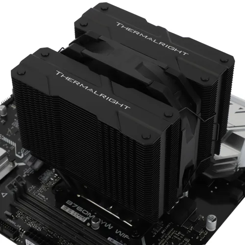 Miniatura 6 de Thermalright Peerless Assassin 120 MINI - Enfriador de aire negro para CPU, 6 tubos de calor, con ventiladores TL-D12B PWM, enfriador de PC