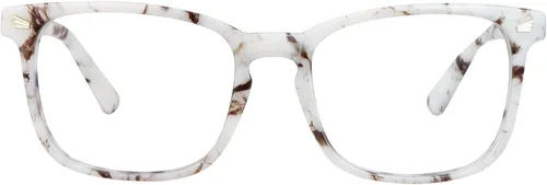 Miniatura 15 de Lentes cuadrados vintage con bloqueo de luz azul, antifatiga ocular, filtro UV, para computadora, lentes anti-luz azul para hombres y mujeres Ámbar