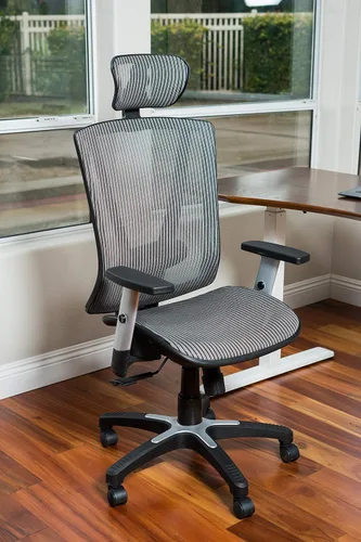 Miniatura 2 de ErgoMax - Silla de oficina ergonómica ajustable verde de 53 pulgadas, silla ergonómica de oficina en casa, silla ergonómica con reposacabezas