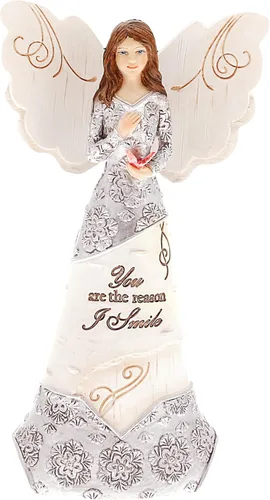 Miniatura 11 de Pavilion Gift Company Elements Daughter - Figura de ángel guardián, 6 pulgadas, color rojo