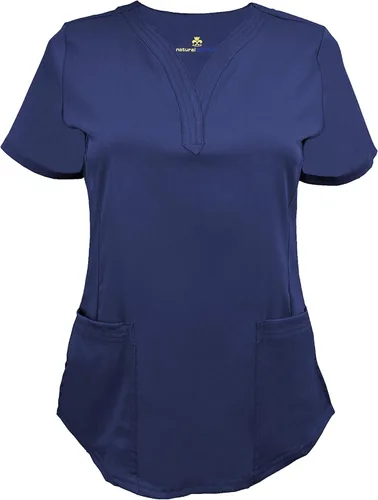 Miniatura 3 de Natural Uniforms Conjunto de uniforme médico ultra suave con cuello en Y para mujer 8200-9200