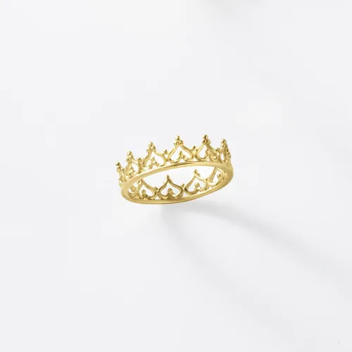 Miniatura 7 de Ross-Simons Anillo de corona real de oro amarillo de 14 quilates Talla 9 Oro no conocido