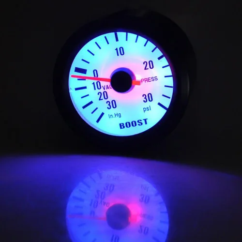 Miniatura 3 de ESUPPORT Coche 2 "2.047 in Turbo Boost Gauge Meter Psi Puntero Azul Luz LED