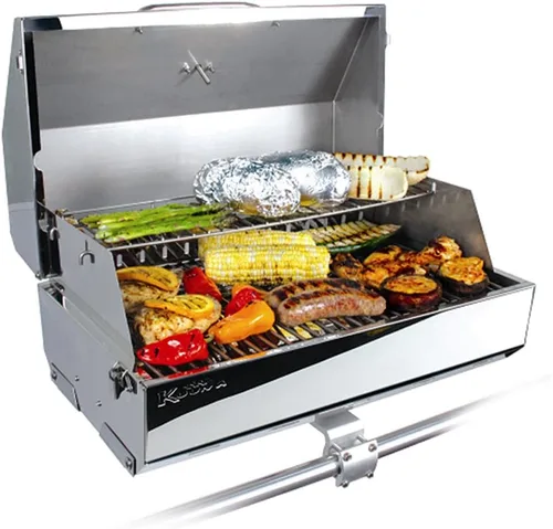 Kuuma 316 Elite Gas Grill44; 316 pies cuadrados en el área de cocina