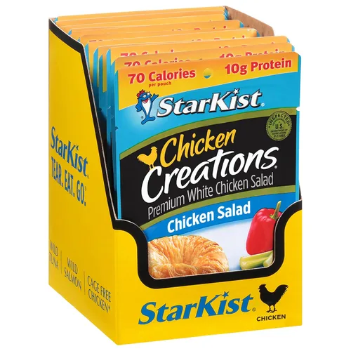 Miniatura 139 de StarKist Chicken Creations BOLD - Bolsa estilo búfalo (5 onzas, 12 unidades) Carne blanca totalmente cocida con alto contenido de proteínas, sin