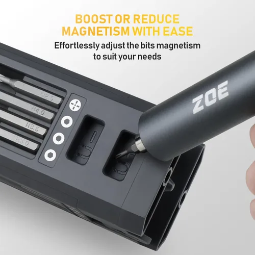Miniatura 8 de ZOE Destornillador Eléctrico, Mini Juego de Destornilladores de Precisión Inalámbrico, Kit de Destornillador Pequeño con Puntas Magnéticas