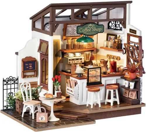 Miniatura 13 de Rowood Kit de Casa en Miniatura, Kits de Casa de Muñecas en Miniatura de Invernadero DIY para Adultos, Miniaturas de Mayberry Street, Artesanías