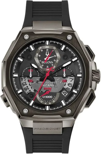 Blv Precisionist - Reloj de cuarzo para hombre, Negro -, Cronógrafo, movimiento de cuarzo