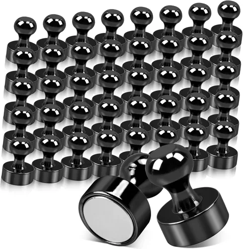 Miniatura 9 de Paquete de 28 imanes de neodimio fuerte de 0.394 x 0.594 pulgadas para pizarra blanca, imanes de tierras raras pequeños imanes magnéticos