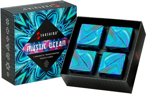 Miniatura 20 de SHASHIBO Anti Stress Cube - Award-Winning and Patented Infinity Cube with 36 Rare Earth Magnets - Extraordinary 3D Infinity Cube - Transforms into