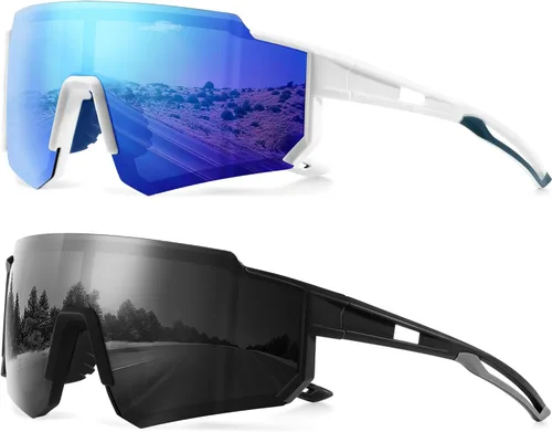 Miniatura 17 de Gafas de sol polarizadas deportivas para hombres y mujeres, gafas de sol para pesca, ciclismo, bicicleta de montaña, béisbol con protección UV Marco