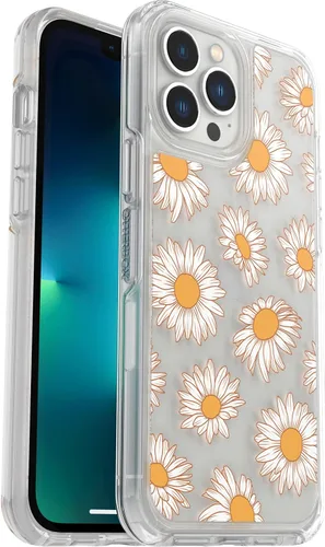 Miniatura 6 de OtterBox Funda para iPhone 13 Pro Max y iPhone 12 Pro Max Symmetry Series - Picnic Daisy, Ultra-Sleek, compatible con carga inalámbrica, bordes