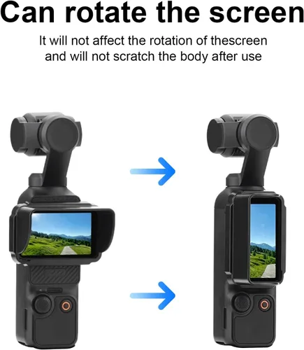 Miniatura 5 de Parasol de pantalla para DJI Osmo Pocket 3, protector de parasol antirreflejo, cubierta rígida de ABS para mayor visibilidad con luz brillante