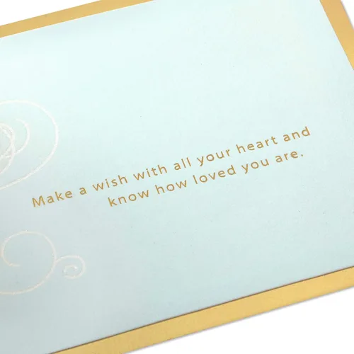 Miniatura 5 de Hallmark Signature Paper Wonder - Tarjeta de cumpleaños desplegable de princesa Disney (jazmín, bella, cenicienta, ariel)