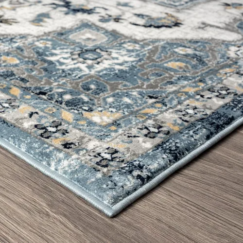 Miniatura 5 de LUXE WEAVERS Alfombra marroquí bohemia, 6 x 9, azul