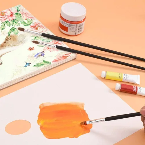 Miniatura 4 de 35 hojas de papel de paleta, paleta de mezcla de pintura A4, paleta de papel, almohadilla de pintura acrílica, suministros de mezcla para acuarela