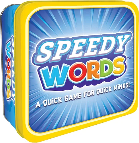 FoxMind Speedy Words - Juego de palabras rápidas, juegos de cartas educativos para niños y adultos, juegos de cartas divertidos de 15 minutos para 2