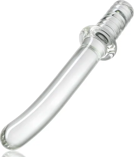 Miniatura 3 de Varita de masturbación con consolador de cristal de cristal, masajeador de masturbación vaginal, tapón anal, palo de placer, estimulación del ano
