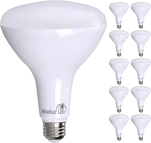 Miniatura 8 de Bioluz Paquete de 4 Bombillas de Luz LED BR40 Más Brillantes - 90 CRI Encendido Instantáneo Blanco Cálido 2700K Bombillas de Luz 16W 1400 Lúmenes
