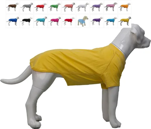 Miniatura 35 de Lovelonglong 2019 - Ropa para mascotas, Disfraces para Perro, Ropa Camisetas en blanco para Perros Grande Medianos Pequeños 100% Algodón 18